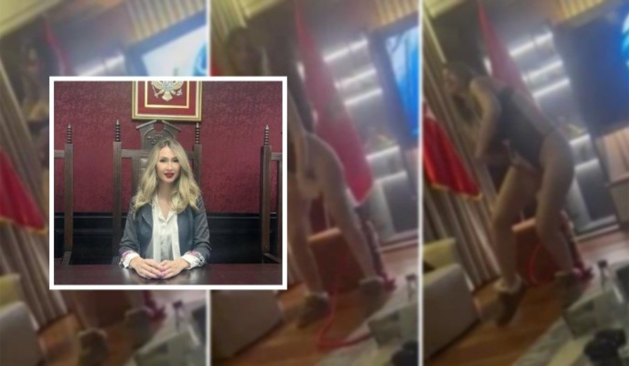 ISPLIVAO NOVI ŠOK SNIMAK MIRJANE PAJKOVIĆ: Da li je video nastao u kabinetu Vlade? Pogledajte provokativni ples (VIDEO)