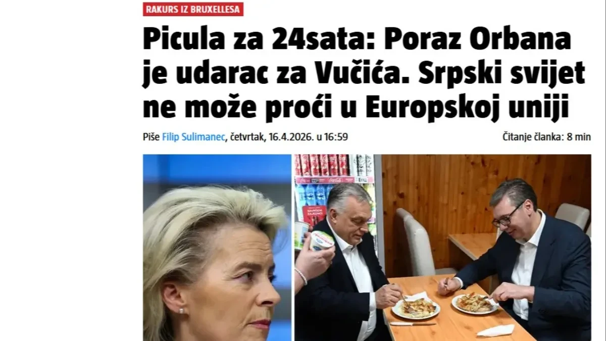 Piculi nije problem politika, već sve što je srpsko