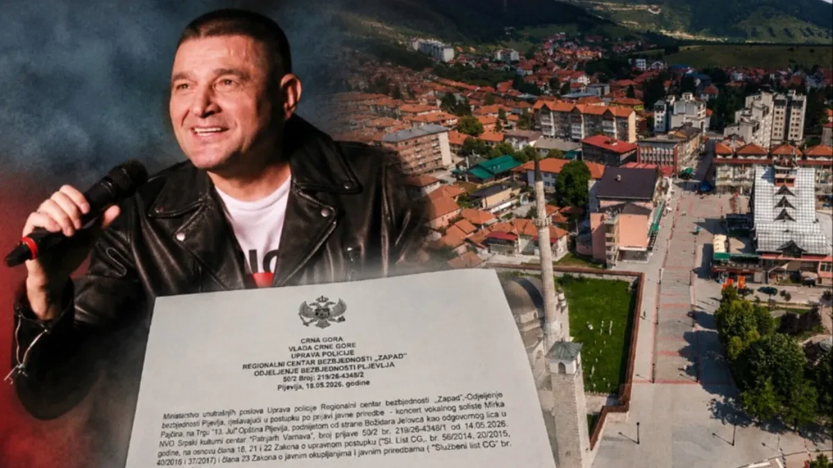 Policija u Pljevljima zabranila koncert Baje Malog Knindže