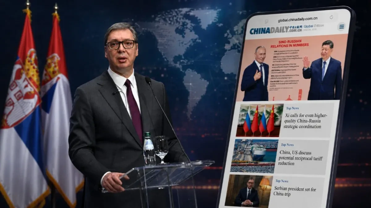 Vučić uz Putina i Trampa u fokusu kineskog „China Dailyja”