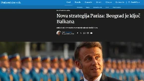 Hrvatska analiza: Srbija postala centralna tačka francuske balkanske strategije