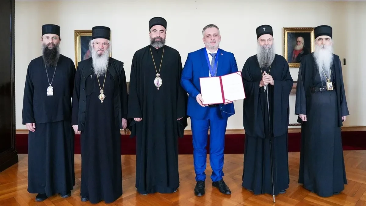 Orden Svetog Georgija Vladimiru Vukoviću za vjernost istini i Srpskoj pravoslavnoj crkvi