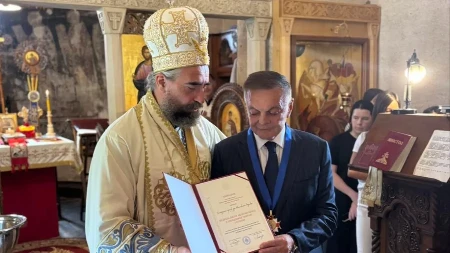 Za vjernost Crkvi i narodu: Milovan Bojić primio Orden Svetog Georgija