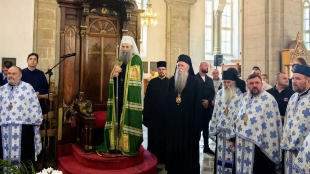 Svečani doček u Nikšiću: Patrijarh Porfirije među svojim narodom