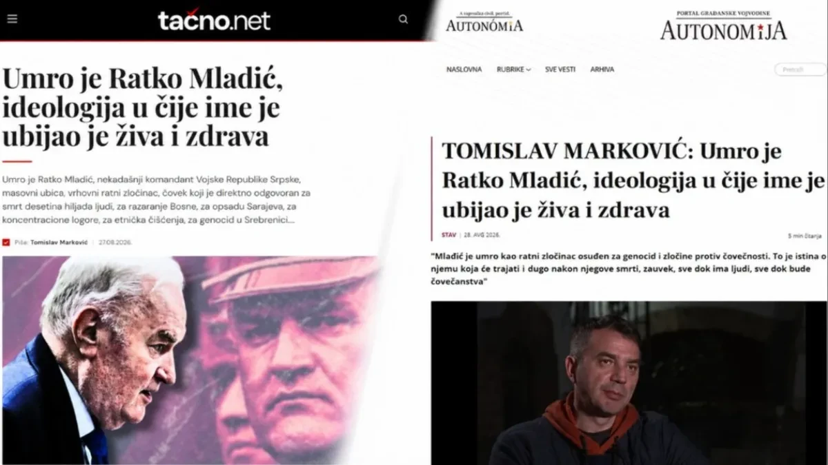 Tomislav Marković srpski narod proglasio nosiocem zločinačke ideologije