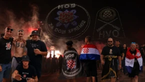 Nacistička koreografija u Vukovaru: Grb HOS-a na nebu, „Za dom spremni” u masi