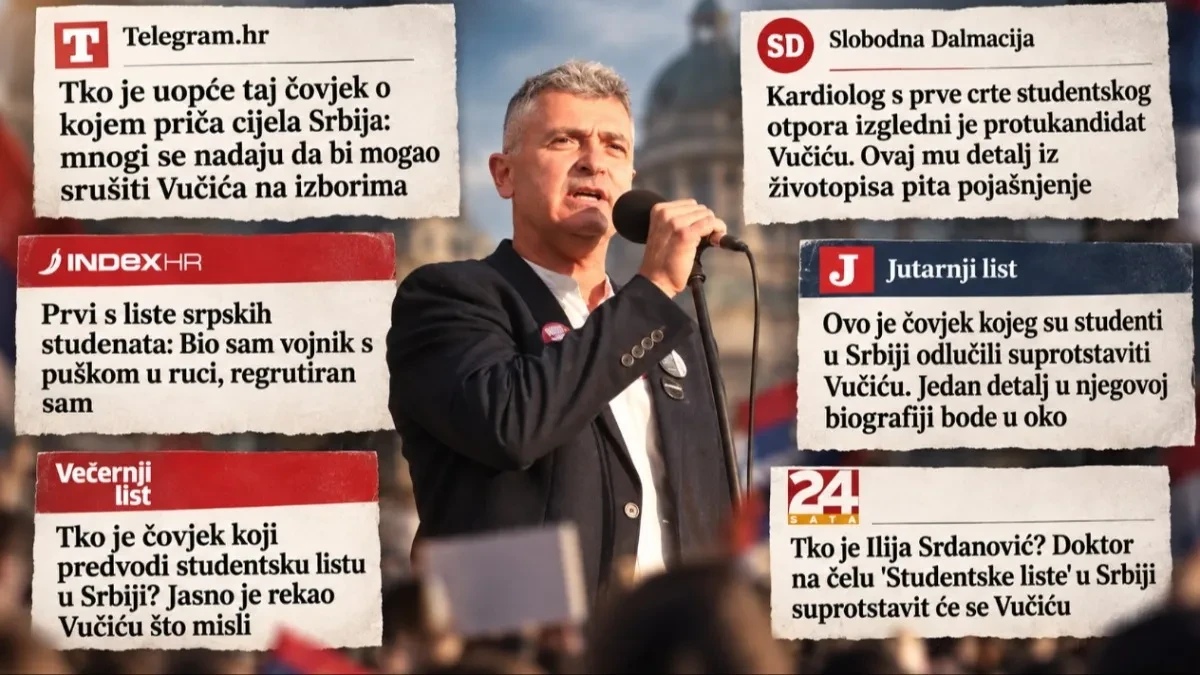 Hrvatski medijski talas o Srdanoviću: svi ga stavljaju u kontekst borbe protiv Vučića