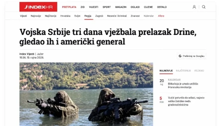 Srpski specijalci na Drini privukli pažnju Zagreba
