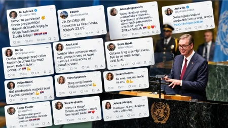 „Gazili su Srbiju, ali je nisu porazili“: Vučićev govor u UN odjeknuo na društvenim mrežama