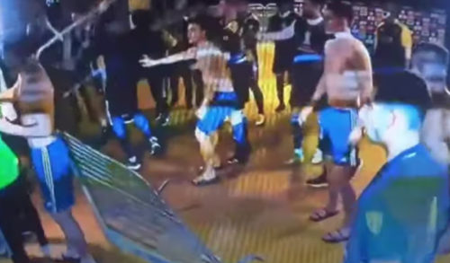 KOPA LIBERTADORES Opšta tuča u tunelu stadiona, uhapšeni fudbaleri Boke