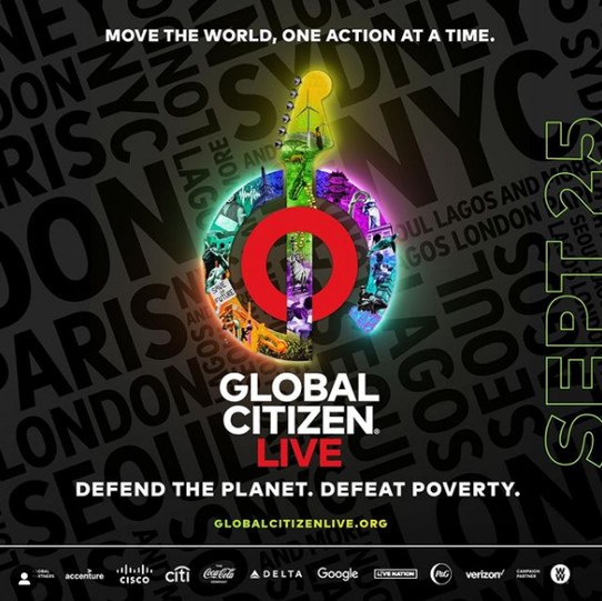 GLOBAL CITIZEN LIVE Dobrotvorni koncerti koji će se održati u 8 svjetskih gradova!
