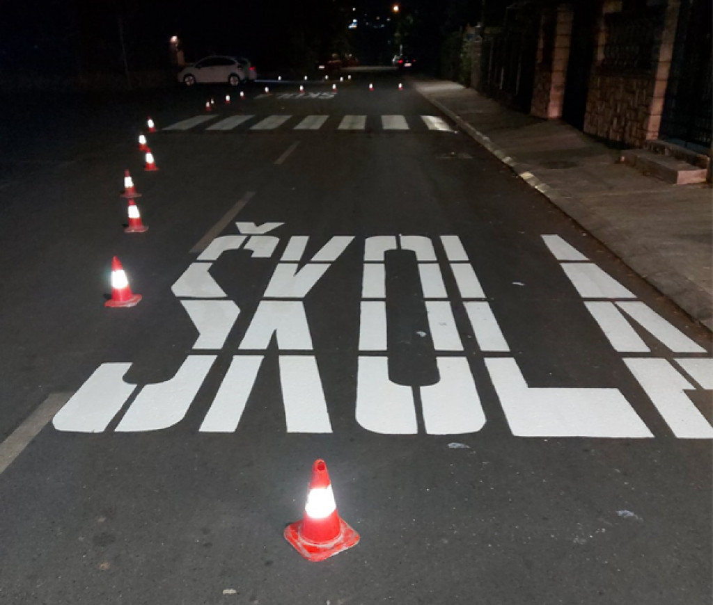 Putevi obnavljaju signalizaciju ispred škola u Podgorici
