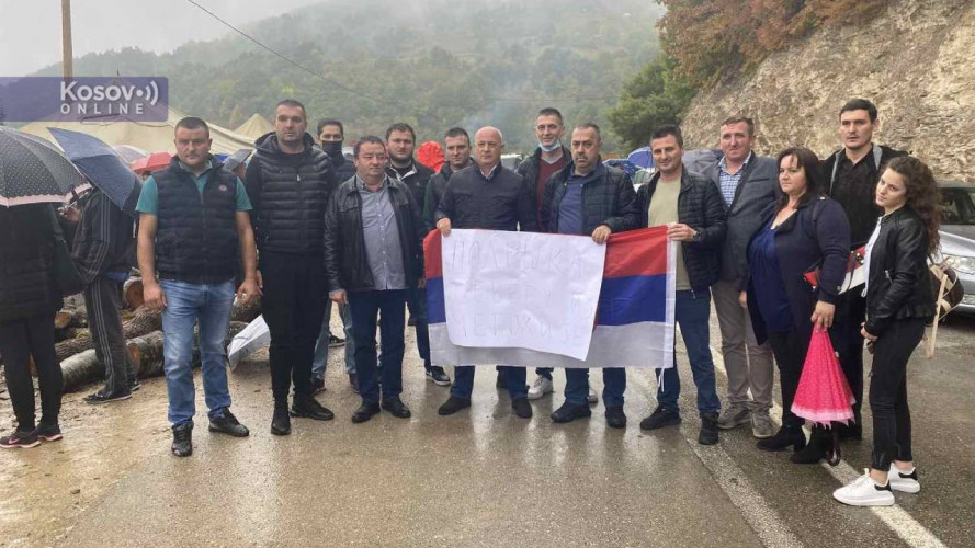 “PODRŠKA SJEVERU“ Srbi iz Metohije na Brnjaku podržali sunarodnike koji protestuju