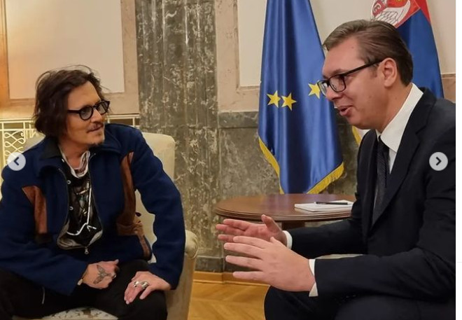 HVALA DRAGI DŽONI! Vučić i Dep napravili totalni šou u Predsjedništvu Srbije, vijest o Srbiji obilazi cijeli svijet! (FOTO/VIDEO)