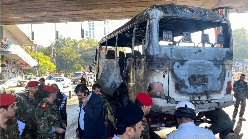 SIRIJA – POGINULO 13 LJUDI Eksplozija autobusa u Damasku
