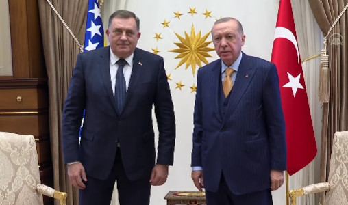 SITUACIJA U BIH TEMA SASTANKA Dodik se u Ankari sastao sa Erdoganom