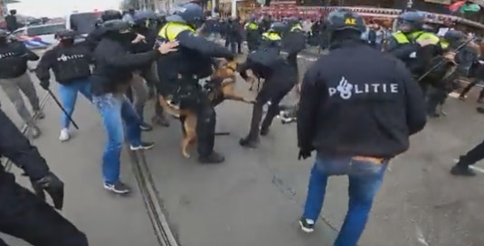 HAOS U AMSTERDAMU: Policija u punoj opremi rasterala demonstrante