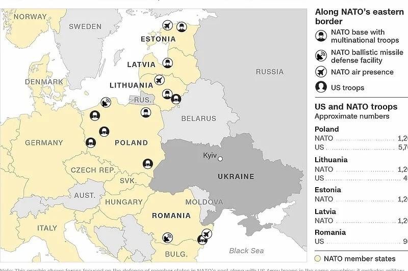 OBJAVLJENA MAPA: Pogledajte kako su raspoređene NATO trupe u Istočnoj Evropi