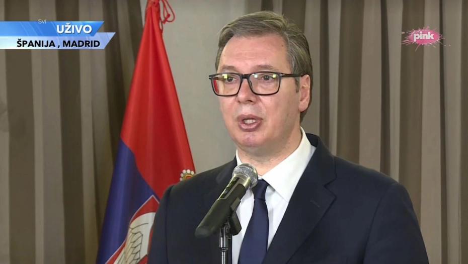 ZAVRŠEN SASTANAK Vučić se sastao sa Lajčakom i Eskobarom