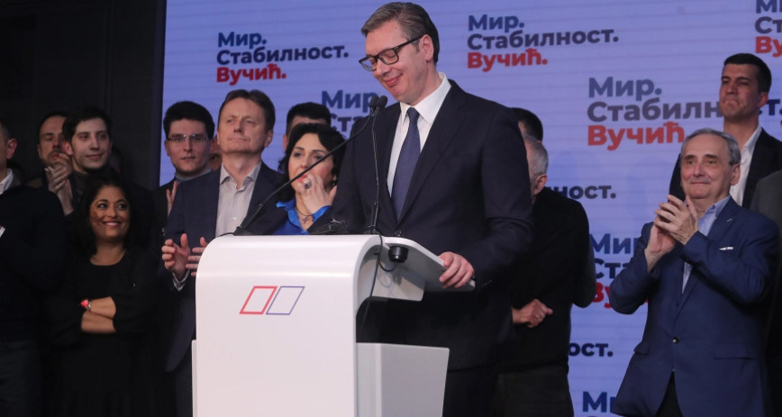PRVI PODACI Vučić osvojio preko 70% na predsjedničkim izborima, SNS na parlamentarnim preko 50%
