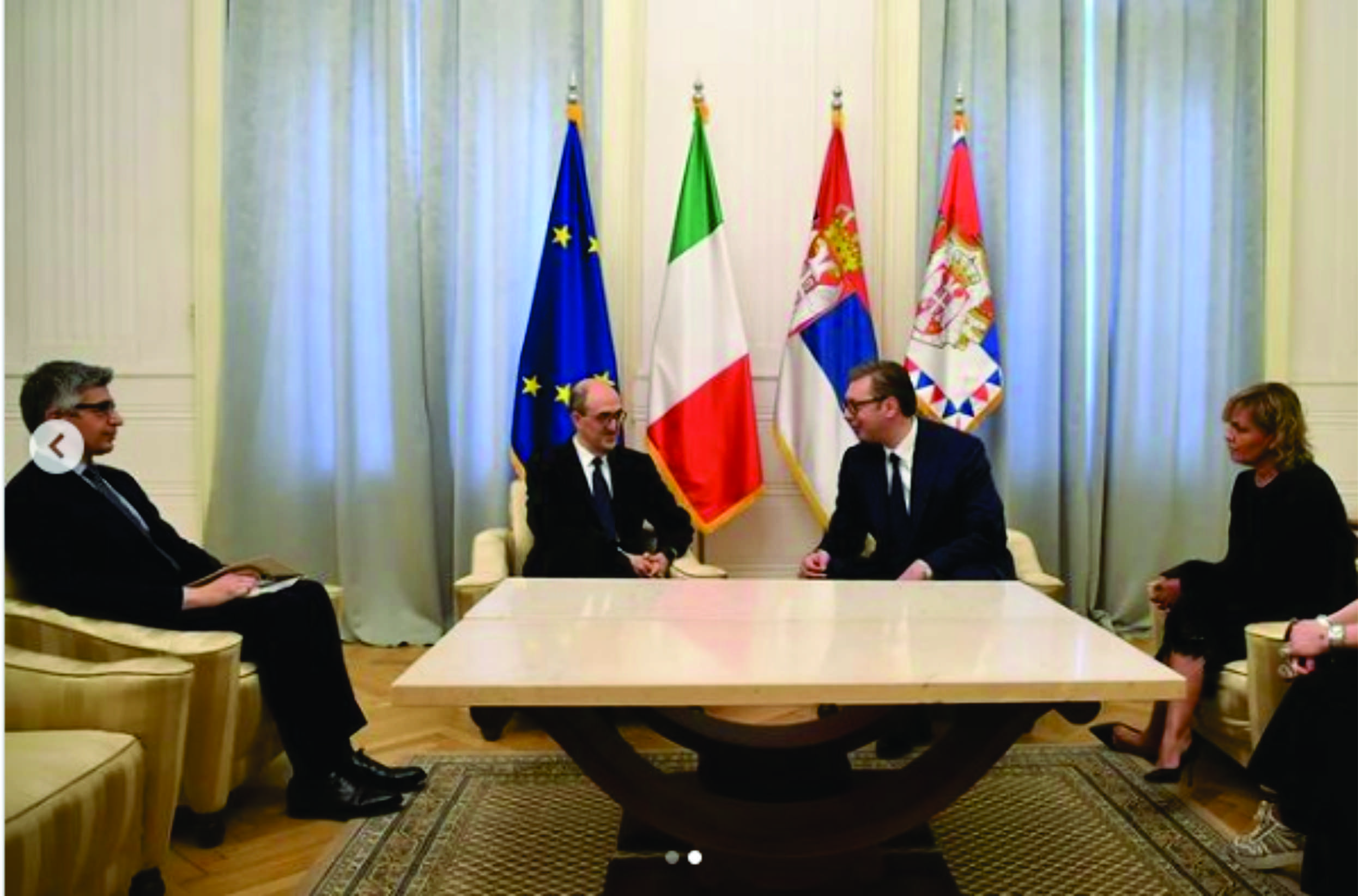 DOBRI ODNOSI PRIORITET Vučić zahvalio odlazećem ambasadoru Italije