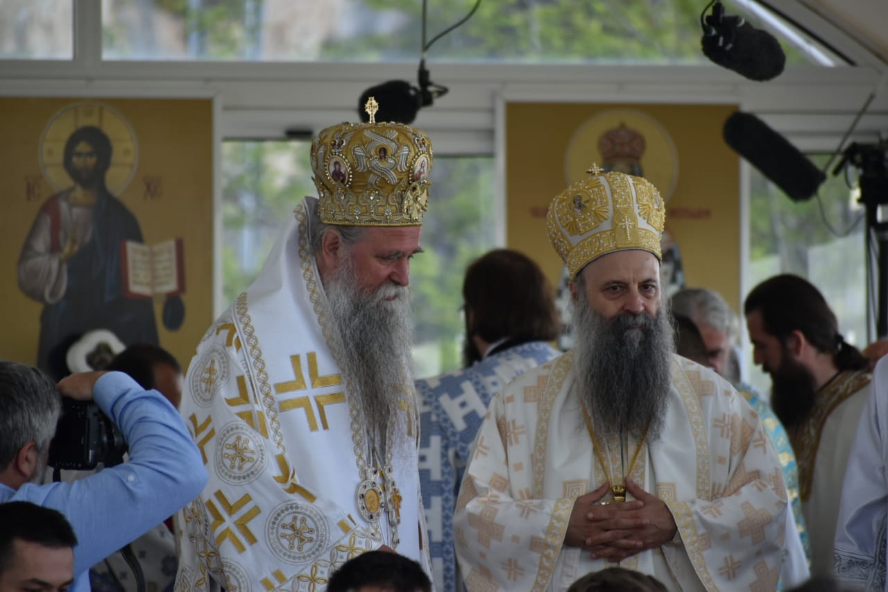 Patrijarh Porfirije sa mitropolitom Joanikijem na Vidovdan putuje na Gazimestan