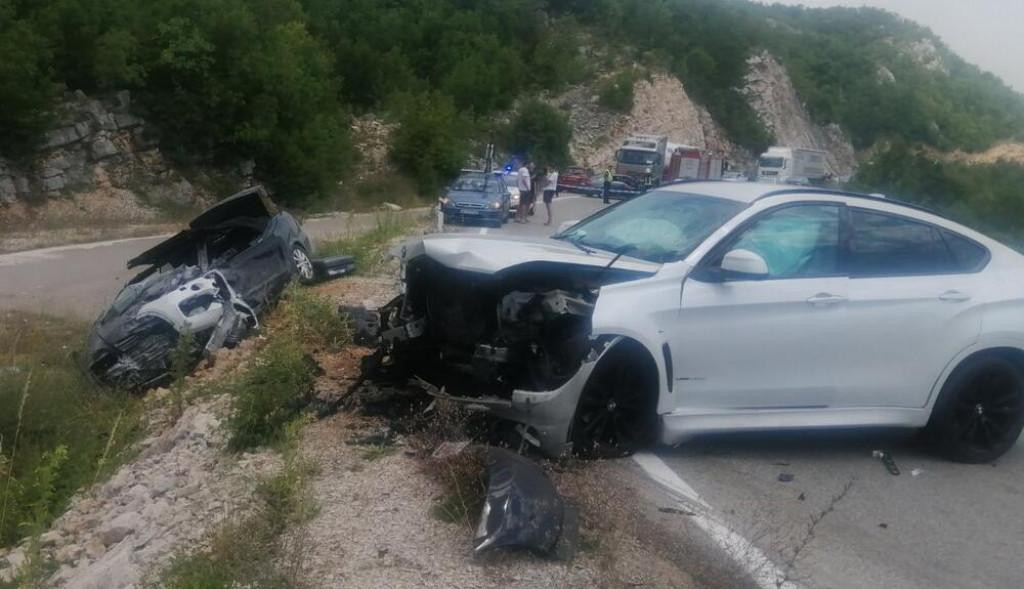 Sudar kod Podgorice izazvao kolaps u saobraćaju: Povrijeđena jedna osoba