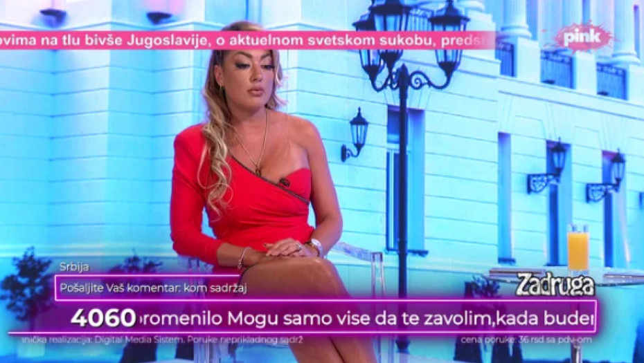 DEJANU SE JAVILA BIVŠA TAŠTA Emina Mujić poslala Dragojeviću poruku po izlasku iz rijalitija, on potezom šokirao
