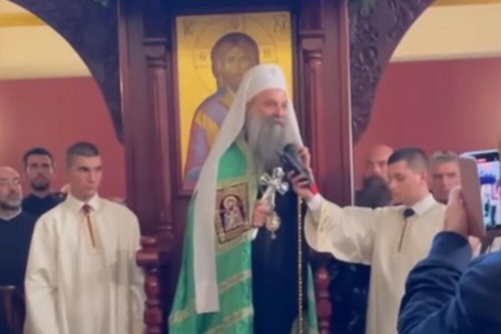 OSVEŠTAO OBNOVLJENI HRAM U VUKOVARU Patrijarh Porfirije služio liturgiju u Sabornom hramu Svetog Nikolaja Mirlikijskog