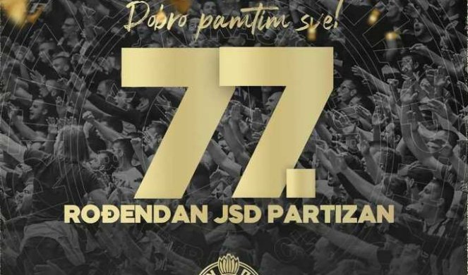 Partizan slavi 77. rođendan!