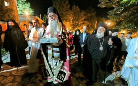 Desnica Svetog Spiridona svečano dočekana u Cetinjskom manastiru (foto)