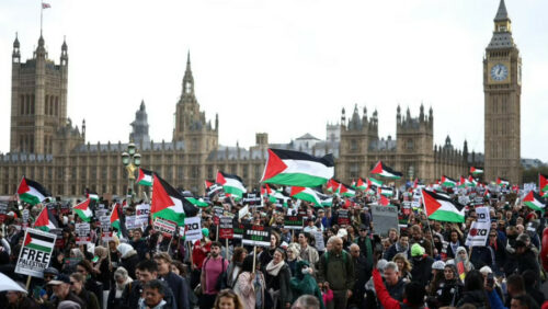 Demonstracije u Londonu u znak podrške Palestincima