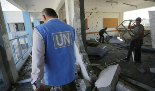 IMA POGINULIH Granatirana kancelarija UN u Pojasu Gaze