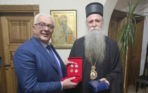 Predsjednik Skupštine Crne Gore posjetio Cetinjski manastir
