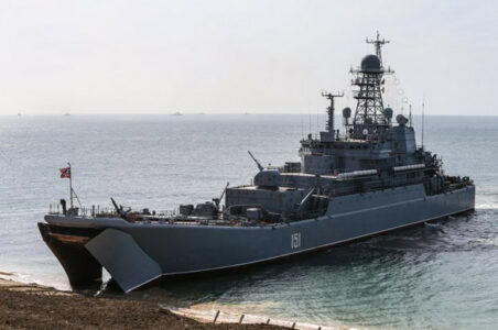 Ruski desantni brod „Novočerkask“ oštećen nakon napada ukrajinskih oružanih snaga