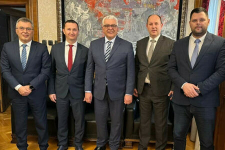 Delegacije iz Hercegovine i Stare Hercegovine na sastanku kod Mandića