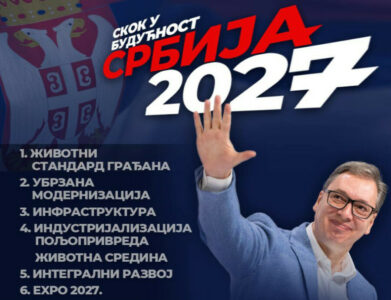 Vučić danas predstavlja program „Skok u budućnost – Srbija EXPO 2027“