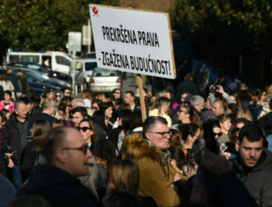 Prosvjetari u Crnoj Gori od ponedeljka 19. februara izvjesno stupaju u generalni štrajk