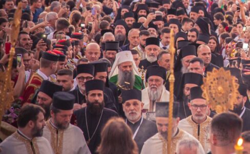 Patrijarhova besjeda u Podgorici prelomila ka apsolutnoj srpskoj većini